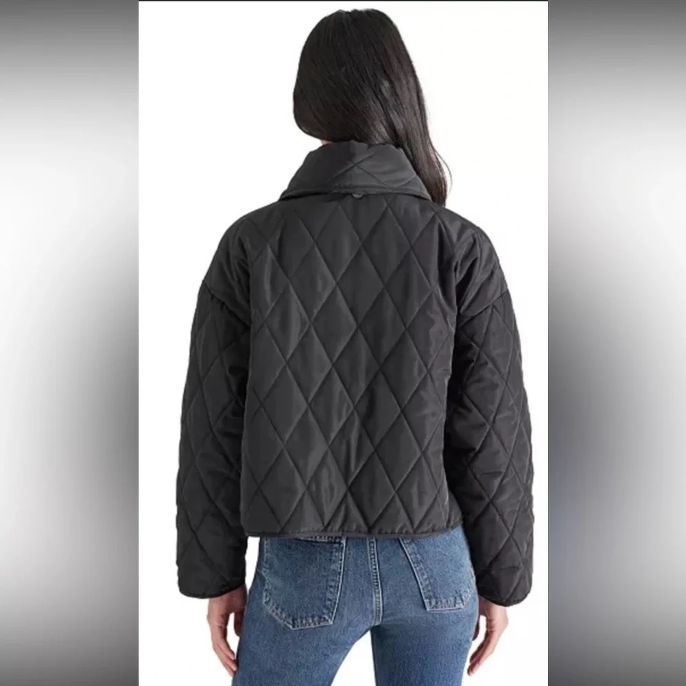 Steve Madden Women’s Diarine Scarf Quilted Puffer Jacket Size Small - Picture 2 of 6